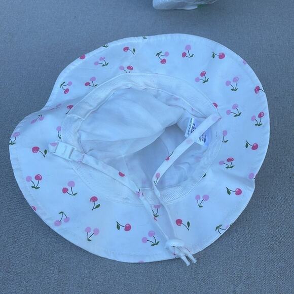 Jan & Jul Cotton Sun Hat Cherries 0-6 months NEW - Picture 7 of 8